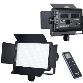 Godox LED-500C Discolour Version 32W Dimple Video Light Lamp Panel with Remote Control for Canon Nikon Pentax DSLR Camera Video Camcorder